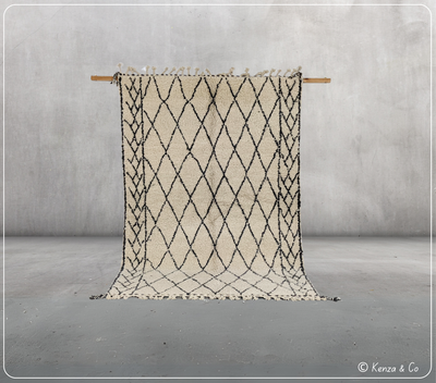 Beni Ouarain Teppich, 255 x 165 cm || 8,37 x 5,41 Fuß, MS-305 [Vorbestellung]
