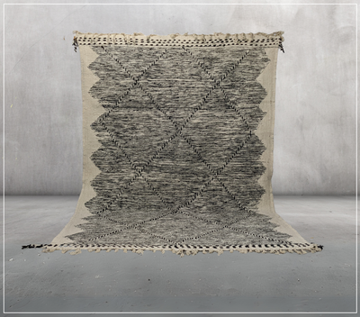 LARGE Beni Ouarain Teppich, 295 x 200 cm || 9,68 x 6,56 Fuß, G-179