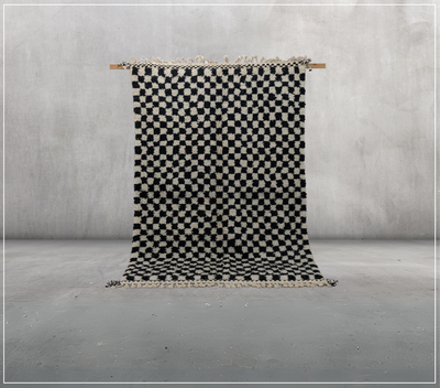 Beni Ouarain Teppich, 230 x 162 cm || 7,55 x 5,31 Fuß, MS-215