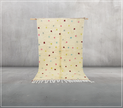 Handgefertigter Azilal-Teppich, 230 x 150 cm || 7,55 x 4,92 Fuß, AZ-118