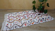 Boucherouite-Teppich, 220 x 125 cm || 7,22 x 4,1 Fuß