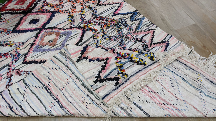 Boucherouite-Teppich, 215 x 130 cm || 7,05 x 4,27 Fuß