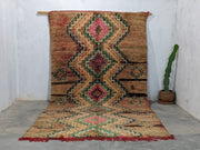 Handgewebter Boujaad-Teppich der 1970er Jahre, 335 x 170 cm || 10,99 x 5,58 Fuß, V-7503