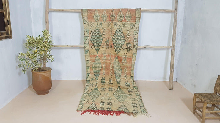 Vintage Boujaad Teppich, 260 x 115 cm || 8,53 x 3,77 Fuß - KENZA & CO
