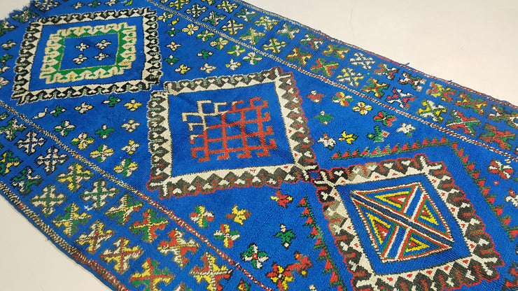 Vintage-Teppich Boujaad, 250 x 145 cm || 8,2 x 4,76 Fuß