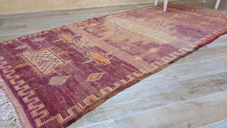 Alter Boujaad-Teppich, 315 x 150 cm || 10,33 x 4,92 Fuß - KENZA & CO
