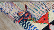 Vintage Boucherouite Teppich - 175 x 95 cm || 5,74 x 3,12 Fuß - KENZA & CO