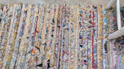 Vintage Boucherouite Teppich - 190 x 110 cm || 6,23 x 3,61 Fuß - KENZA & CO