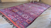 Alter Boujaad-Teppich, 400 x 200 cm || 13,12 x 6,56 Fuß - KENZA & CO