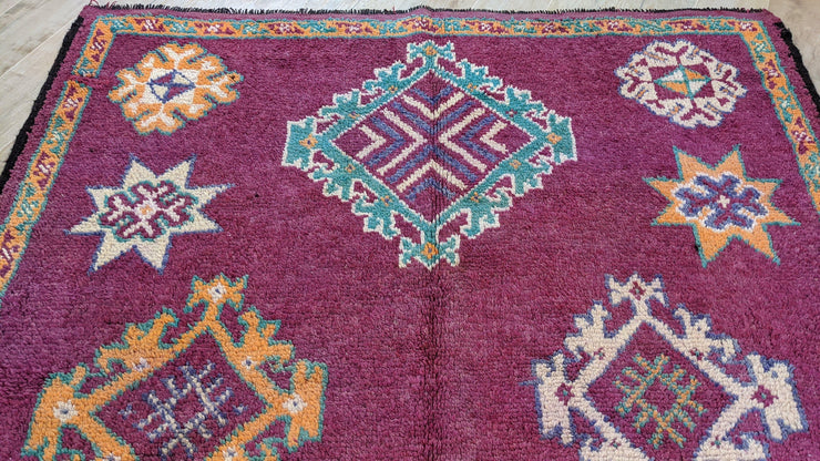 Alter Boujaad-Teppich, 425 x 200 cm || 13,94 x 6,56 Fuß - KENZA & CO