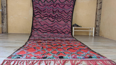 Vintage Boujaad Teppich, 455 x 180 cm || 14,93 x 5,91 Fuß - KENZA & CO