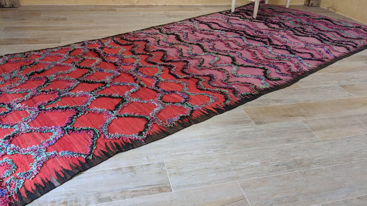 Vintage Boujaad Teppich, 455 x 180 cm || 14,93 x 5,91 Fuß - KENZA & CO