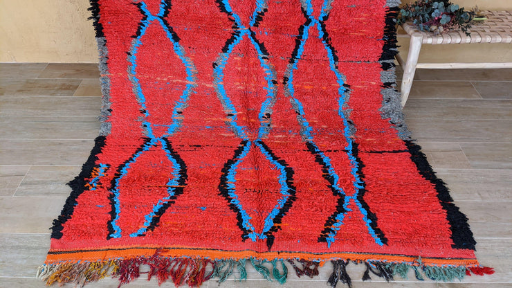 Alter Boujaad-Teppich, 285 x 160 cm || 9,35 x 5,25 Fuß - KENZA & CO