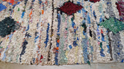 Vintage Boucherouite Teppich - 165 x 110 cm || 5,41 x 3,61 Fuß - KENZA & CO