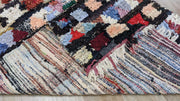 Vintage Boucherouite Teppich - 205 x 135 cm || 6,73 x 4,43 Fuß - KENZA & CO
