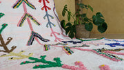 Großer Boucherouite-Teppich, 300 x 180 cm || 9,84 x 5,91 Fuß - KENZA & CO