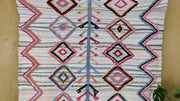 Großer Boucherouite-Teppich, 300 x 175 cm || 9,84 x 5,74 Fuß - KENZA & CO