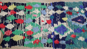 Vintage Boucherouite Teppich - 200 x 85 cm || 6,56 x 2,79 Fuß - KENZA & CO