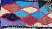 Vintage Boucherouite Teppich - 165 x 75 cm || 5,41 x 2,46 Fuß - KENZA & CO