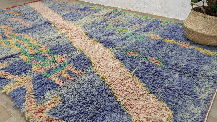 Handgefertigter Azilal-Teppich, 260 x 155 cm || 8,53 x 5,09 Fuß - KENZA & CO